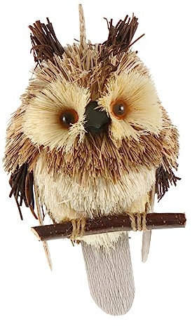 Hängende Eulenanhänger aus Stroh, 1 Stück, Weihnachten Event