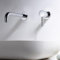 IMEX - Grifo Lavabo Empotrado | Grifo Empotrado Baño con Agua Fria y Caliente | Grifo Monomando Lavabo Pared con Ahorro de Agua | Serie Etna | Color Cromado