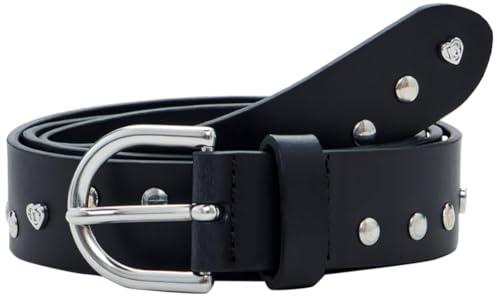 Desigual BELT_HEART STUDS, 2000 BLACK, 95