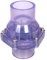 Wasserrohrverbinder, Rückschlagventil, 40 mm, 50 mm, 63 mm, transparentes U-PVC-Kanalisationsdesodorierungs-Rückschlagventil, industrielle Wasserrohrverbinder, 1 Stück(Inner Dia 63mm)