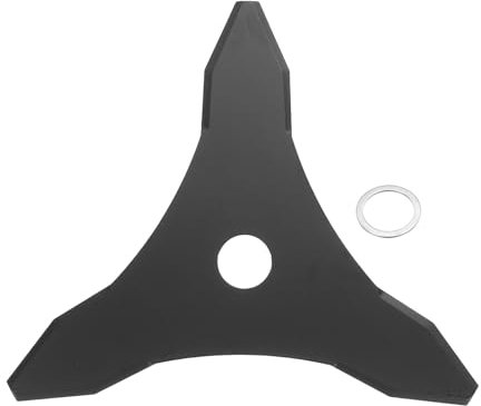 sourcing map Brush Cutter Blade 10 x 3T Manganese Steel Universal Mulching Trimmer Blade Weed Eater Replacement Blades with 20mm Washer Adapter for Trimmer Weed Eater Lawn Mower