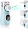 Handheld Nebuliser Machine for Adults and Kids,Vizgifin Portable Steam Inhaler for Home Use, Cool Mist Atomizer with Intuitive LED Interface, 3 Timing Modes, Ultra-Quiet and Efficient Atomization