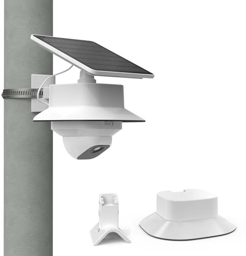 HOLACA Masthalterung Kompatibel mit eufy Security SoloCam E30/E42 und eufy Security 4G LTE Cam S330, Kameraabdeckung + Masthalterung