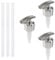 3 Stück Edelstahl seifenspender pumpkopf Silber seifenspender pumpkopf,28mm seifenspender ersatzpumpe,Geeignet für Küchen- und Badezimmerarbeitsplatten,Seife,Shampoo und Duschgel