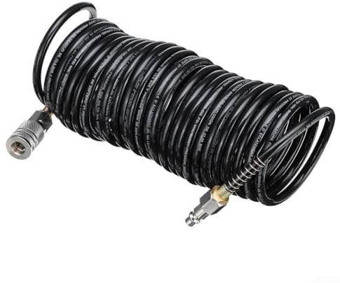 Zeroupshop PE-Pneumatischer Luftschlauch mit Schnellkupplung, pneumatischer Adapter, Schnellkupplung, flexibler Kompressorschlauch, für elektrische Isolationsschutz