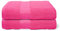 Brentfords Hand Towels For Bathroom, Super Soft 100% Cotton Absorbent Fade Resistant Quick Dry Hand Towels 2 Pack For kitchen or Gym Bathroom Essentials, Bright Pink-50x80cm