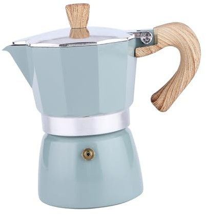 KICHOUSE 1pieza Cafetera Octagonal De Aislada Para Diseño Verde Para Casa y Cafeterías