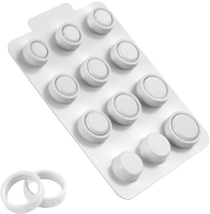 OFFCUP Ringgrössenmesser, 12 Ringmaße, Ringgröße Messen, Ring Sizer, Einzigartige Messklassifizierung, Ringmaß Ringmesser, Größenstandard UK, EU, USA für Smart Rings