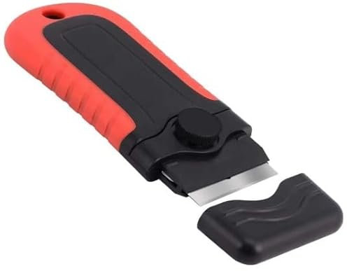 CANOPUS Multi-Surface Cleaning Tool Non Scratch with 10 Spare Replacement for Glass, Ceramic Cooktops, Ovens, Glass Top Stoves and Cars - Removes Burned-On Food, Tough Stains, Dirt, Stickers and Paint