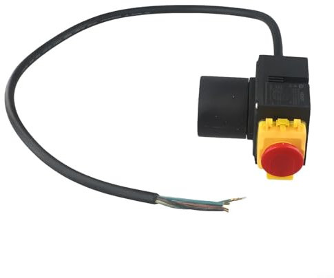 GLFLOW Log Splitter Switch Waterproof For Wood Splitter HCK3T Outdoor Power Equipment Replacement Part Compact Size Easy Installation 250V 16A IP54