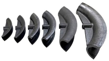 Set di matrici for piegatubi idraulici, for tubi di diametro Φ13+16+19+22+28+34 mm, piegatubi manuale, set di 6 matrici