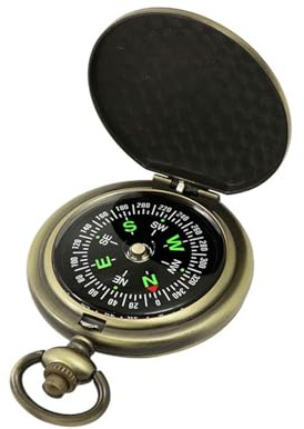 Zeizafa Antiker Look Kompasse Haltbarkeit Zinklegierungen Camping Für Camping Jagd Jagd Navigation Kompasse