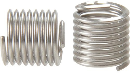 Recoil 25083 Metric M8-1.25 x 1.5D Wire Thread Inserts - Silver (Pack of 10)