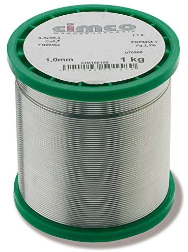 Cimco Elektroniklot bleifrei 15 0174 2,0mm/250g Lötdraht 4021103501740