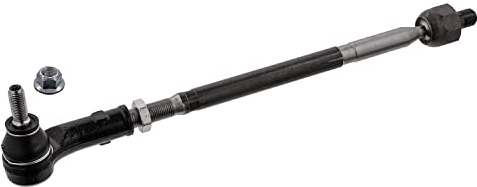 febi bilstein 32179 Spurstange mit Endstück und Sicherungsmutter, 1 Stück | Kompatibel mit: AUDI A3, TT, TT Roadster, VW NEW BEETLE