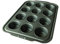 WALTER Muffin Form Muffinsformen Muffin 12 er Form - Profi-Backform - Weiße Antihaft-Beschichtung - Ofenfest bis 250°C