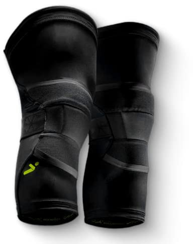Storelli BodyShield Ginocchiere, Ginocchiere ad Alta Protezione dagli Impatti, Traspiranti e Resistenti ai Raggi UV per Calcio e Sport Pesanti | Nero | Extra Large