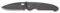 AUSONIA - Coltello da tasca lama in acciaio inox manico in acciaio inox rivestito in titanio Cm 17