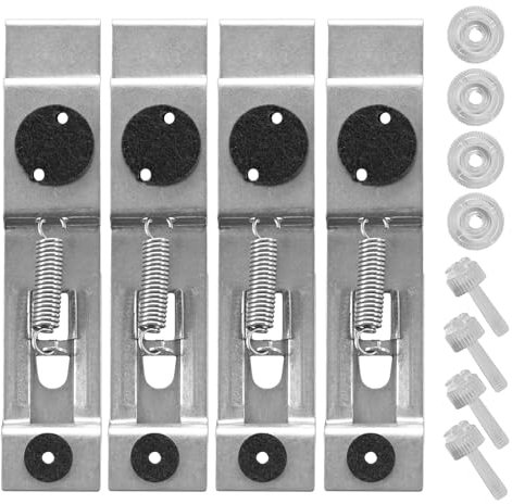 BITS4REASONS - Trade Plate Holders. Clip On Cover Up Kit For Front And Rear Plates. Trailer Number Plate Holder, Frameless Spring Loaded Number Plate Holders for UK Cars, Trailers & Caravans