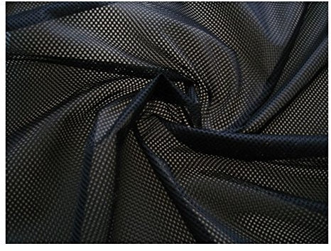 FABRICS-CITY SCHWARZ NETZSTOFF KLASSIK LOCHFILET NETZ STOFF WABE 2MM STOFFE, 2674