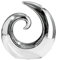 Keramik Deko-Objekt Swing Silber 20cm Wave Figuren Skulptur