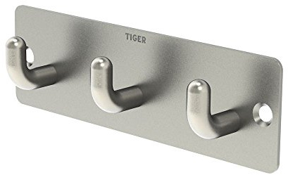Tiger Haken, Metall, mehrfarbig, 2,2 x 13,1 x 4 cm.