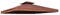 habeig Ersatzdach 310g/m² Wasserdicht, circa 3 x 3 m, Pavillondach Wasserfest, braun, 298 x 298 x 18 cm, 73042