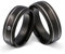 Juwelier Schönschmied Titanringe Partnerringe Trauringe - inkl. WUNSCHGRAVUR - Titan Zirkonia 50-50 T20HD - mit AMAZON KONFIGURATOR direkt online gestalten !