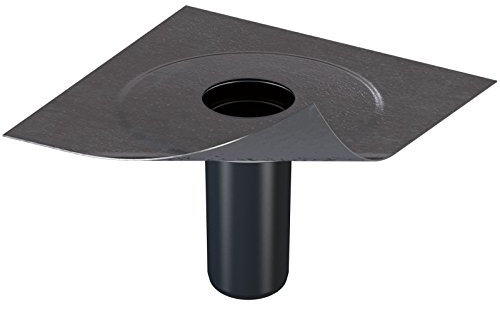 Flachdach Dachablauf Aufstockelement Lüfterunterteil DN 125 Bitumen-Anschluss