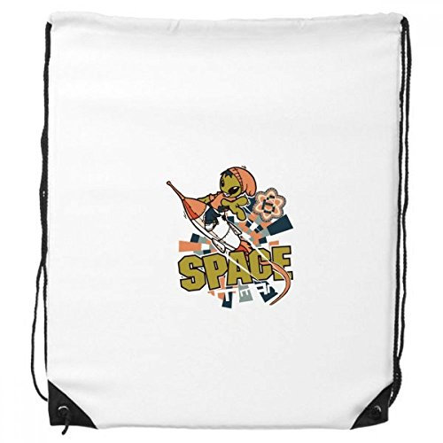 DIYthinker Universum Und Alien Spacewalk-Rucksack Einkaufs Gift Sporttaschen