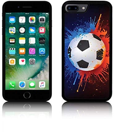 Jackster TPU Silicone FOOTBALL PAINT SPLAT Case for all Apple iPHONES (iPhone 5/5S, BLACK)
