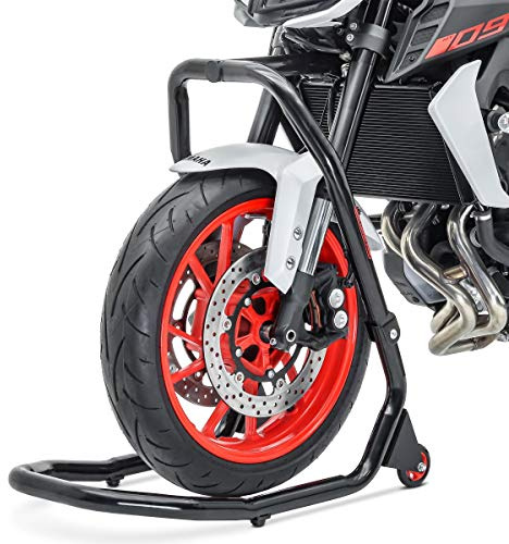 Béquille Avant sous T de Fourche V4 pour Moto Guzzi V11 Sport 99-03 Noir