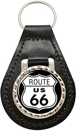 Giftshop UK Route 66 Cuir Clé Gousset