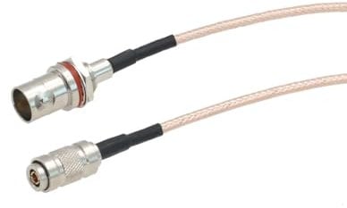 HangTon HD 3G SDI Adapter Cable for Blackmagic Video Assist Hyperdeck 75 ohm (15cm, DIN 1.0/2.3 to Female BNC RG179)