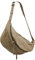 SH Leder echt Leder Damen Unisex Brusttasche für Festival Reise Gross Hüfttasche Crossbody Bag Frauen Ledertasche 49x28cm Daniela G768 (Hell Taupe (Sand))