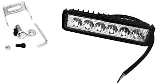 TEMPO DI SALDI Faro a LED da 18W, Luce Bianca Fredda da Lavoro 6 LED per Auto Moto Fuoristrada
