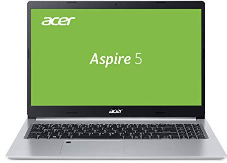 Acer Aspire 5 (A515-55-51NJ) 39,62 cm (15,6 Zoll Full-HD IPS matt) Multimedia Laptop (Intel Core i5-1035G1, 8 GB RAM, 512 GB PCIe SSD, Intel UHD, Win 10 Home) silber