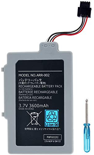 OSTENT 3.7V 3600mAh Remplacement de la Batterie Rechargeable pour Nintendo Wii U Gamepad