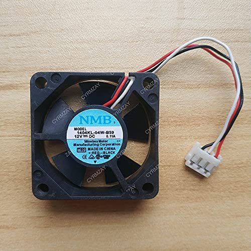 CYRMZAY Ventilateur de Refroidissement Compatible pour NMB 1404KL-04W-B59 35 mm 12 V 0,11 A 3,5 cm 35 x 35 x 10 mm
