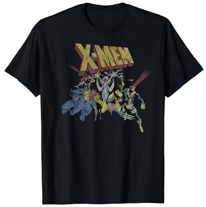 Marvel X-Men Classic Group Jump T-Shirt