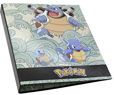 Pokémon Ordner 4 Ringe Squirtle, Schulbedarf, Ordner, Sortierer, Farbe Blau, offizielles Lizenzprodukt (CyP Brands), grün, 0, traditionell