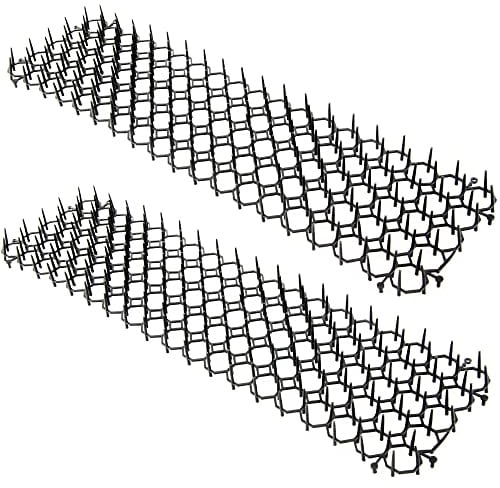 2er Pack Dornengitter 50cm als Marderabwehr, Katzenschutz - Tier-Barriere - Übersteigschutz für Balkon oder Zaun - individuell anpassbar