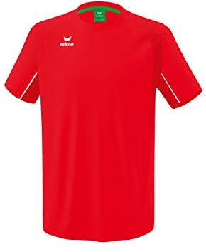 Erima Unisex Kinder Liga Star Trainings T-Shirt (1082328), rot/weiß, 128