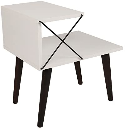 WELL HOME MOBILIARIO & DECORACIÓN Zimmertisch, weiß, 50x55x40