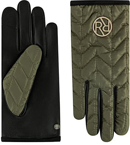 Roeckl Damen Eiby Lederhandschuhe, Moss, 7