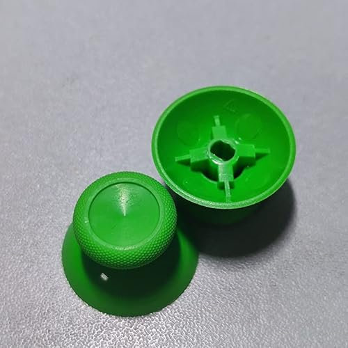 VKMKV 10pcs for Xbox One S Elite édition limitée 3D Analog Thumb Stick Thumbsticks Caps Joystick Grips Compatible for contrôleur PS4 (Color : Green)