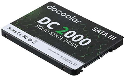 HUIOP DC2000 256 Go 2,5 Pouces SSD Interne Solid Stable Drive Interface III Vitesse de Lecture et d'écriture Rapide pour PC Portable,Disque Dur Stable Interne
