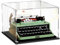 Acryl Vitrine Kompatibel Mit Lego 21327 Retro Schreibmaschine Modelle,Staubdichte Display Case Nicht Enthalten Modellbausatz 2mm