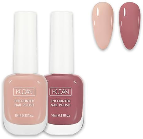 2Pcs Pink Nude Nail Polish Nail Varnish, Peel off Quick Dry Long Lasting Nail Polish Set, Water Based Formula Holographic Non-Toxic No UV Needed for Christmas DIY Nail Art at Home