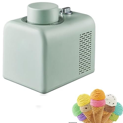 Ice Cream Maker, Automatic Electric Gelato Maker, Mini Portable Frozen Yoghurt Machine, No Pre-freezing, Rapid refrigeration, Homemade Dessert Maker For Gelato, Sorbet & Frozen Yoghurt